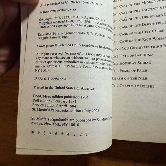 Agatha Christie Hercule Poirot Mystery Paperback Book Collection Lot of 6 - Picture 14 of 14